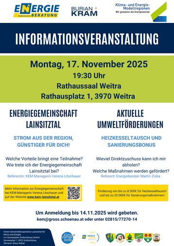 Einladung Infoabend